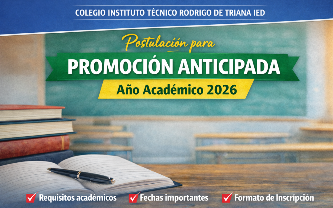 Postulación para promoción anticipada – 2026